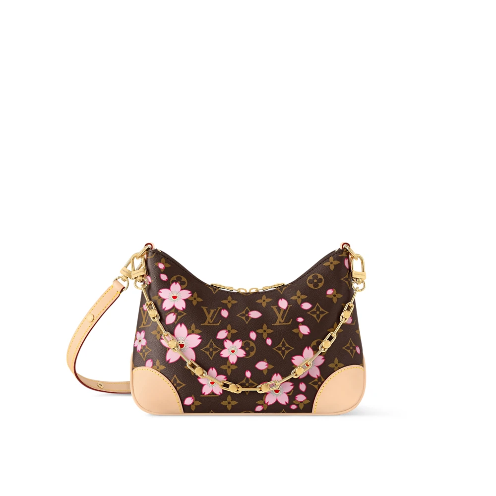 未使用 LouisVuitton/路易威登 村上隆樱花系列牛角包