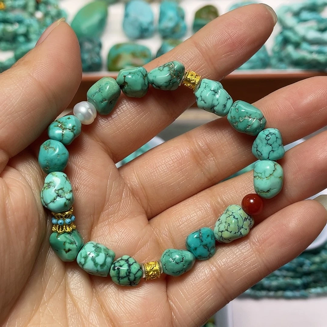 绿松石未镶嵌手链