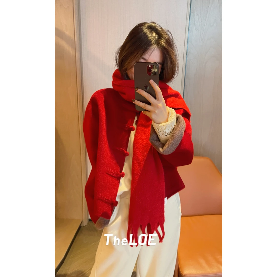 TheLOE/【民国千金超细骆驼绒羊毛大衣】630-635g立领大衣#LE-3106