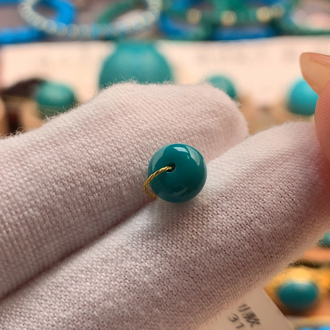 绿松石未镶嵌绿松石7.1mm
