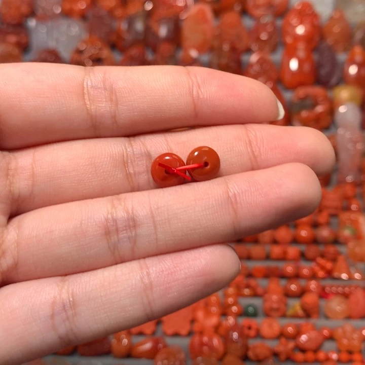 【闪购商品】未镶嵌配饰南红玛瑙咖***乐