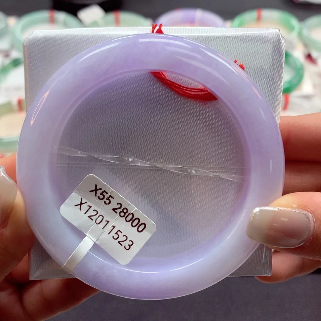 翡翠手镯未镶嵌55正19号88