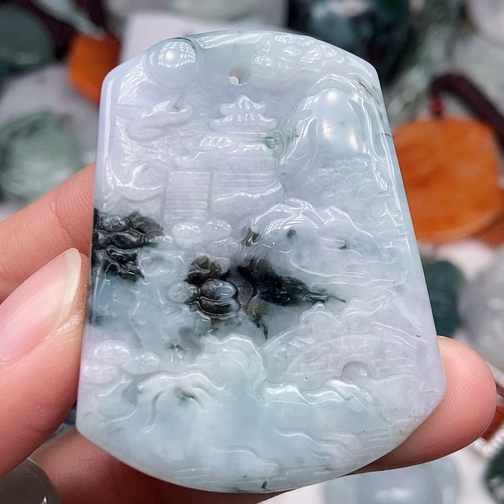 未镶嵌挂件翡翠翡翠