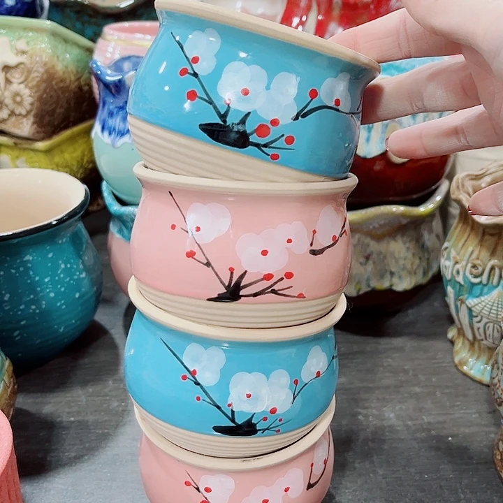 多肉陶瓷花盆满10元包邮