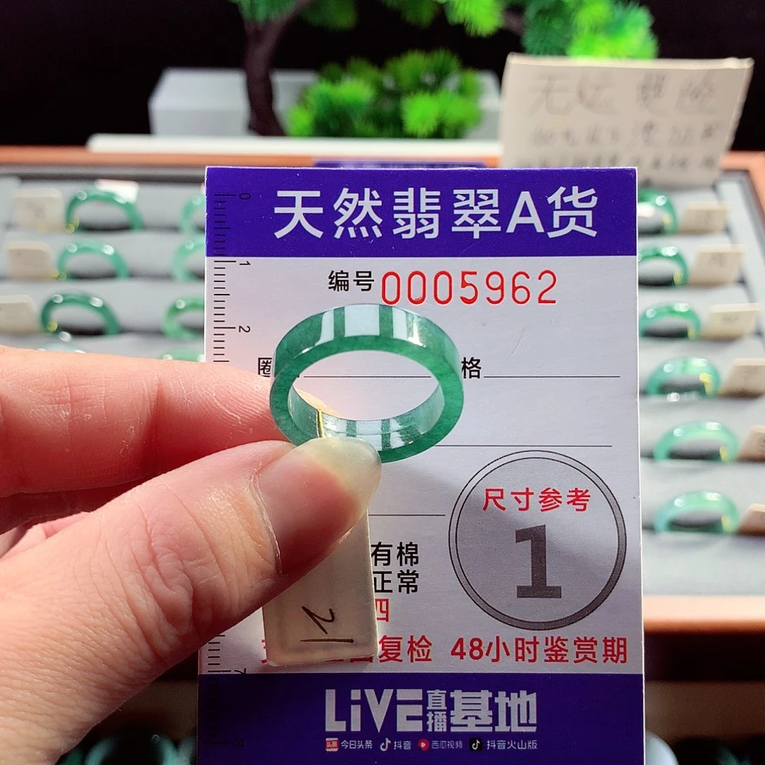 翡翠戒指未镶嵌21号