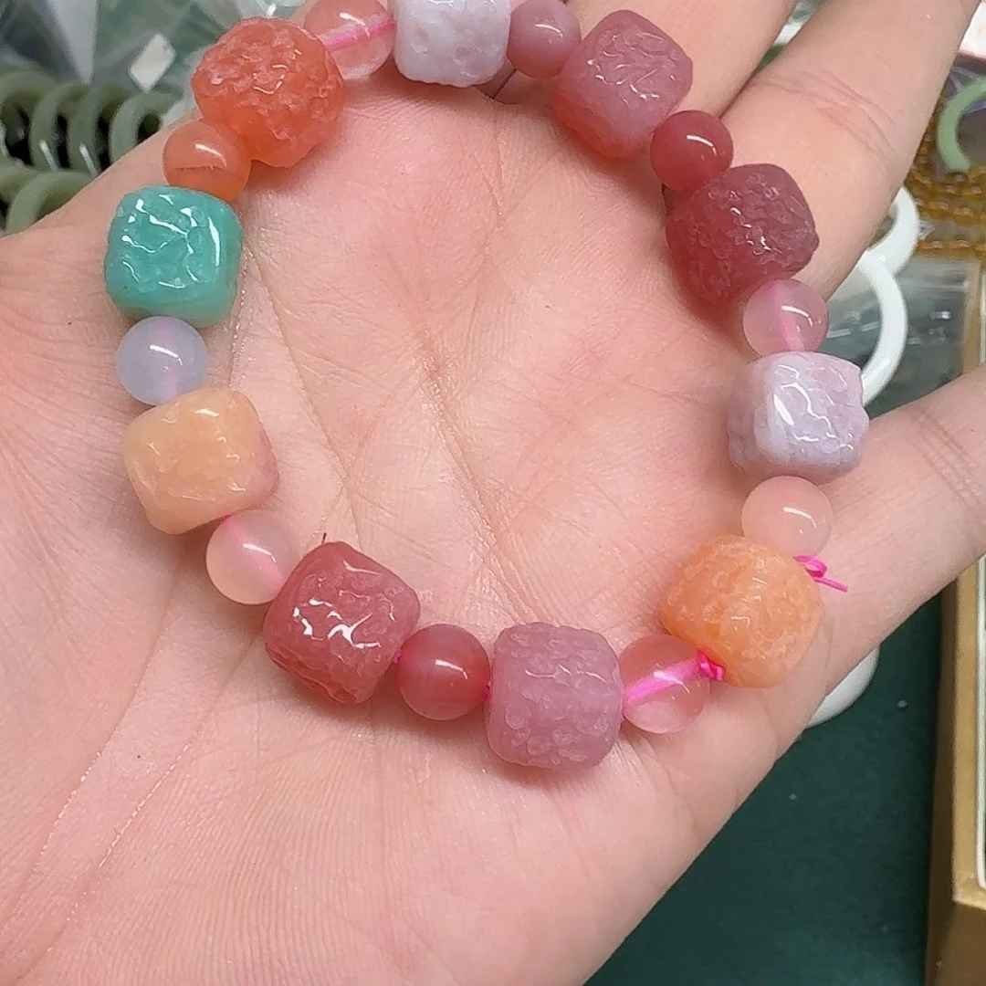 玛瑙/玉髓手链合金241号