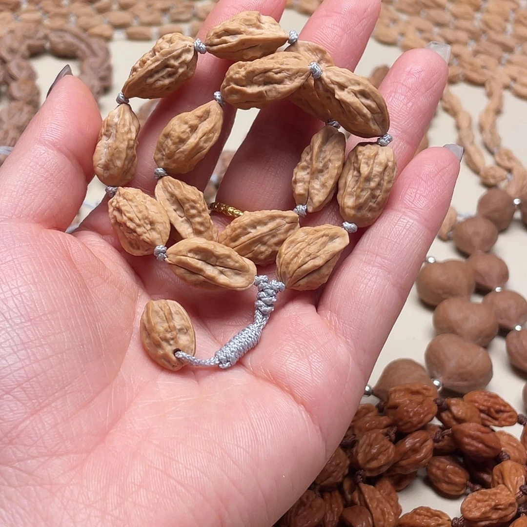 左***情手串桃核异形手串