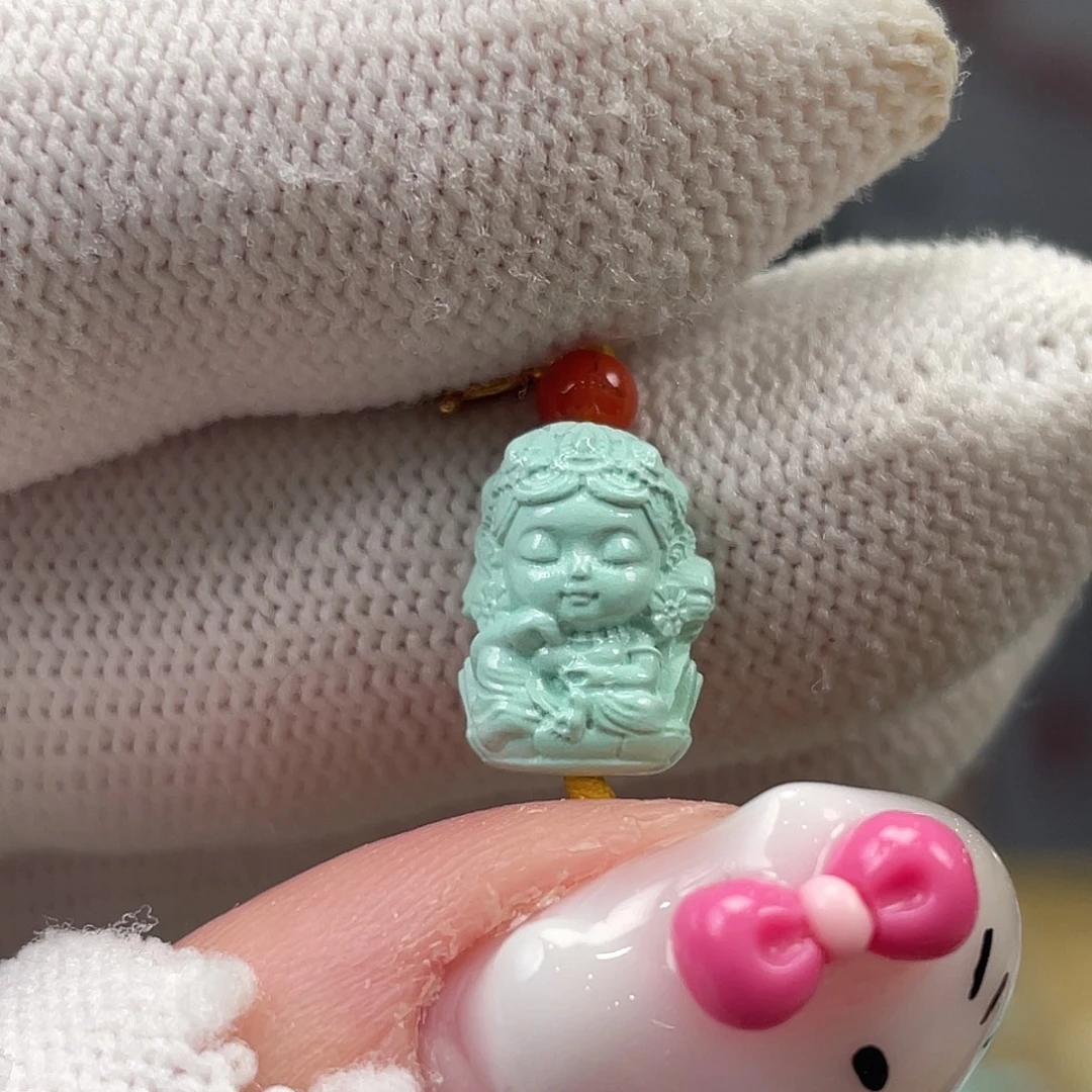 绿松石未镶嵌挂件