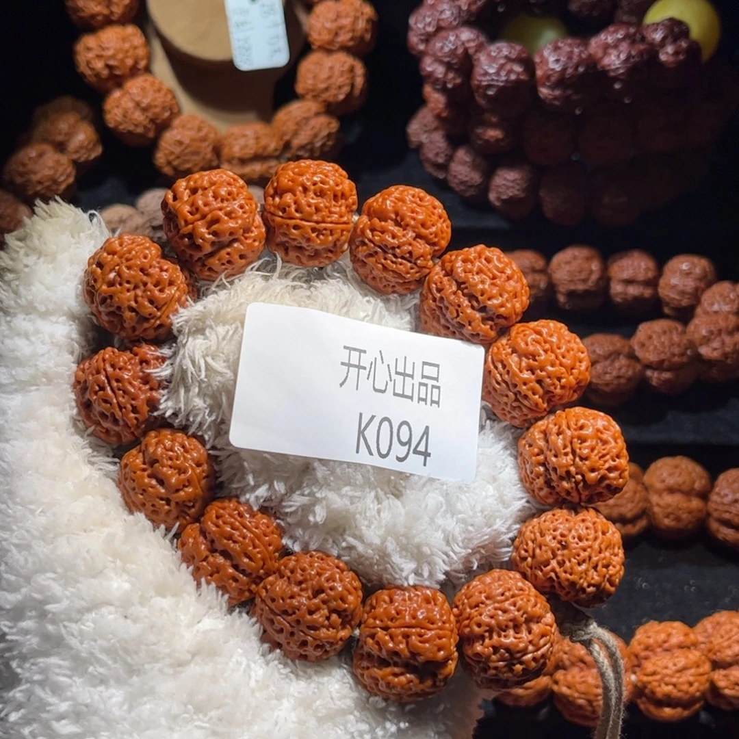 抓***吧手串金刚菩提梁蜂王23
