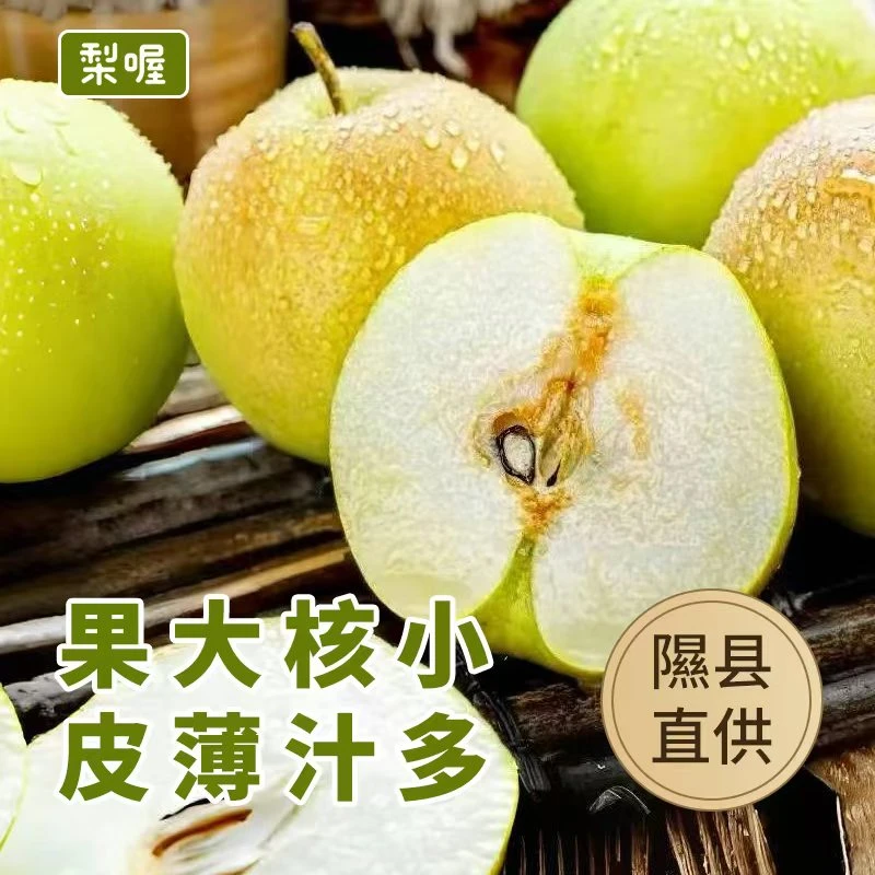 山西隰县玉露香梨新鲜当季水果脆甜多汁细腻无渣整箱包邮