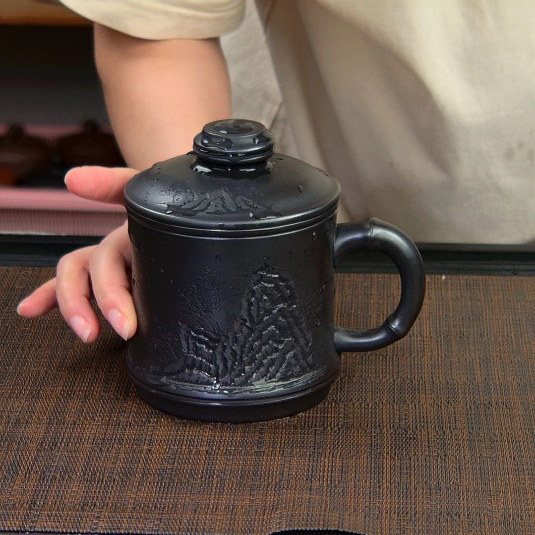 紫砂茶杯高货放漏