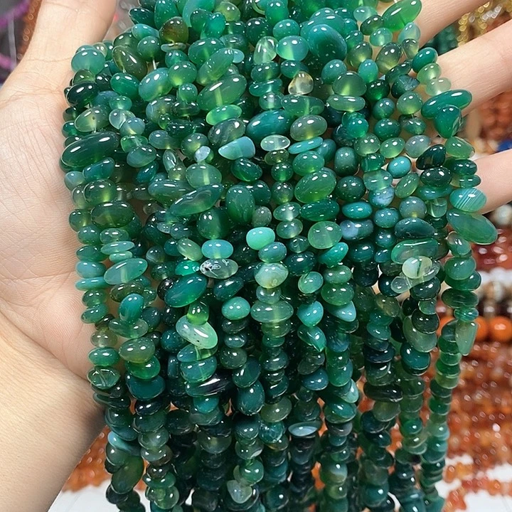 玛瑙/玉髓未镶嵌珠宝半成品玛瑙绕手4圈