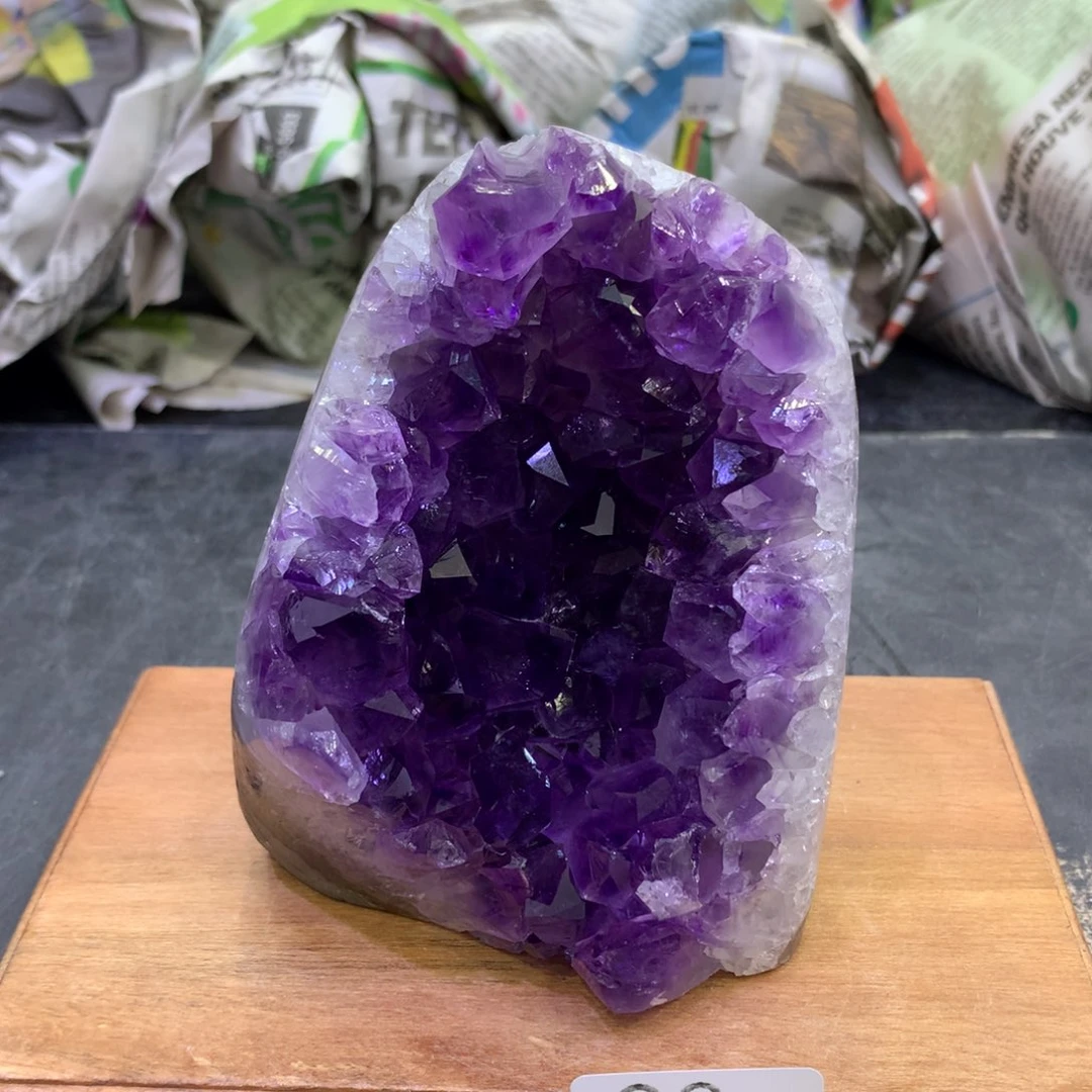 水晶摆件未镶嵌紫晶28