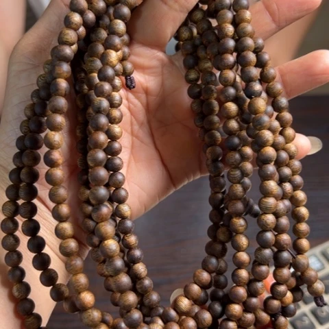 手串沉香白棋13克卡6多样性发1串