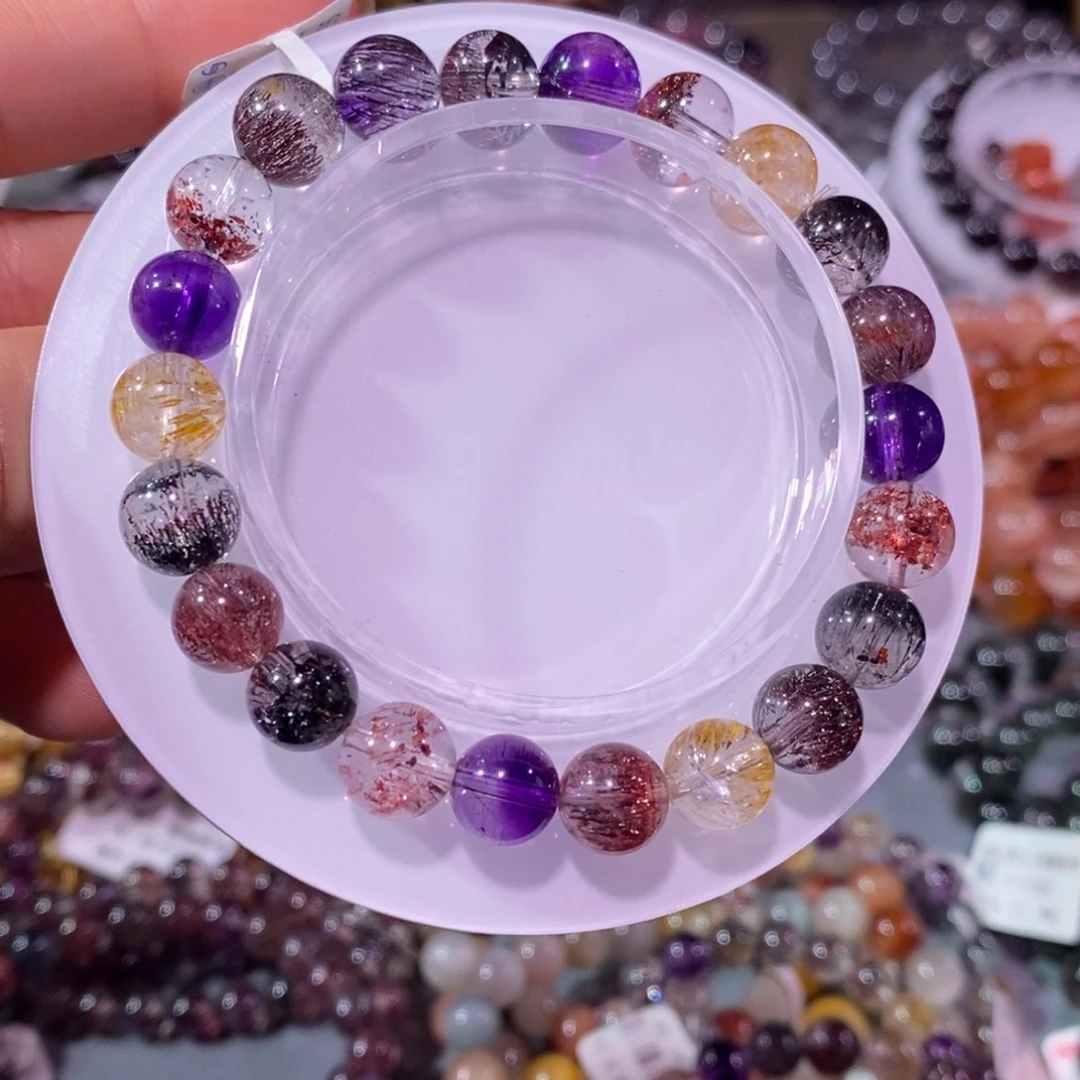 水晶手链未镶嵌超七9左右