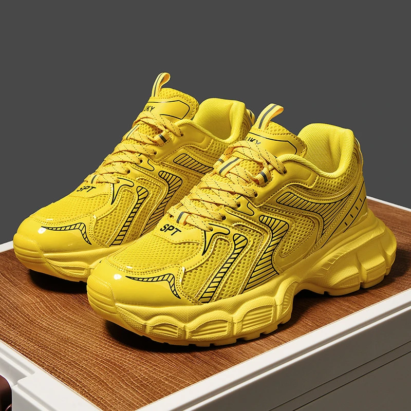 四季新款老爹鞋45潮鞋44网面运动休闲鞋38男鞋跑步鞋39夏季厚底