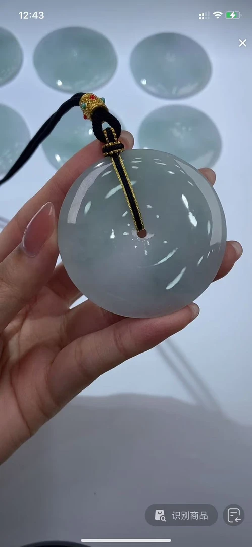 285318/天然缅甸翡翠A货平安扣吊坠 多样性一件发