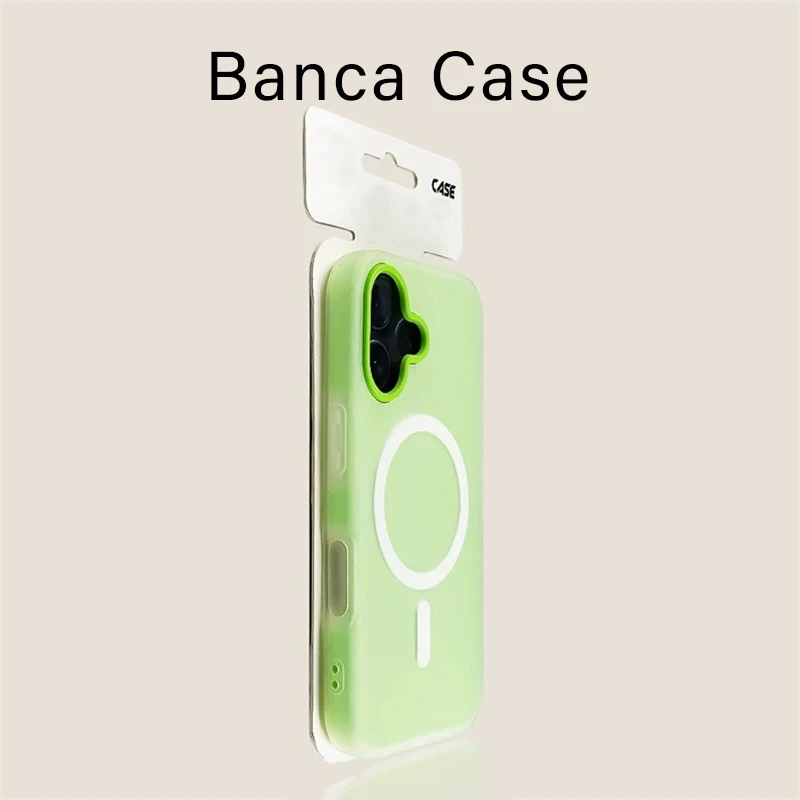 夕与空磨砂肤感果冻磁吸适用苹果16/15promax手机壳14/13二合一12