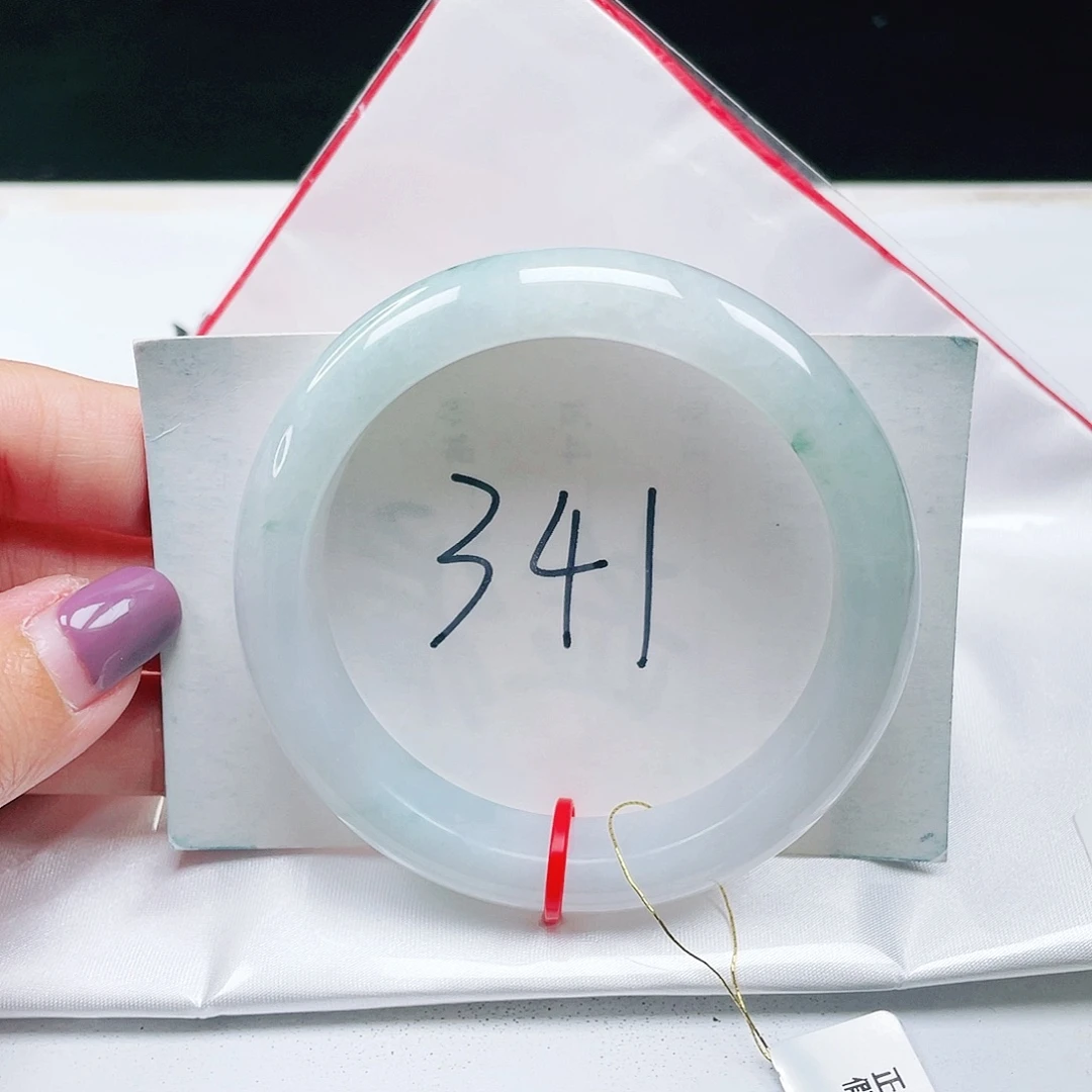 翡翠未镶嵌手镯缅甸翡翠56