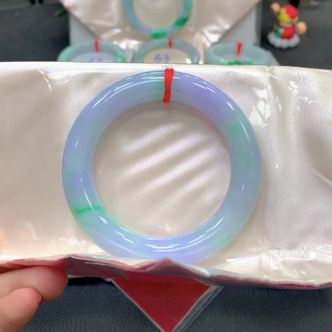 翡翠未镶嵌手镯54圆