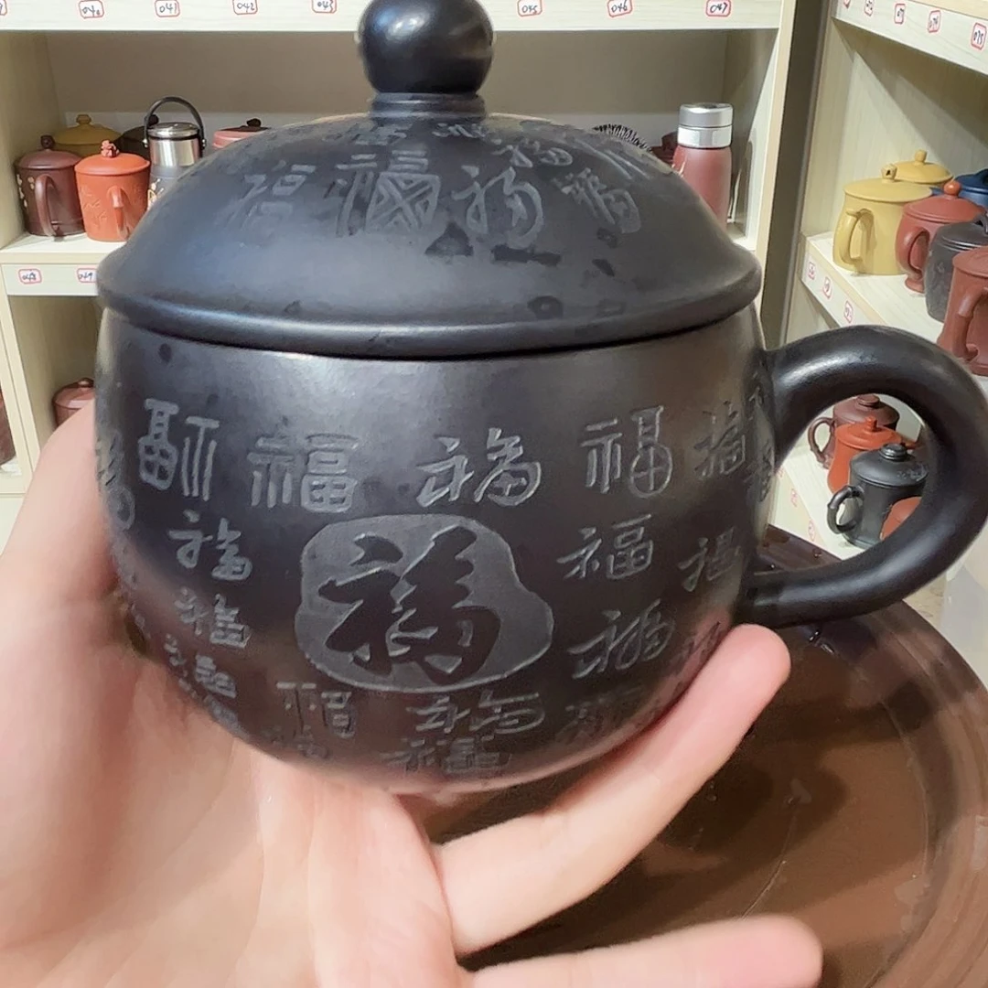 茶杯紫砂拼*手工制作