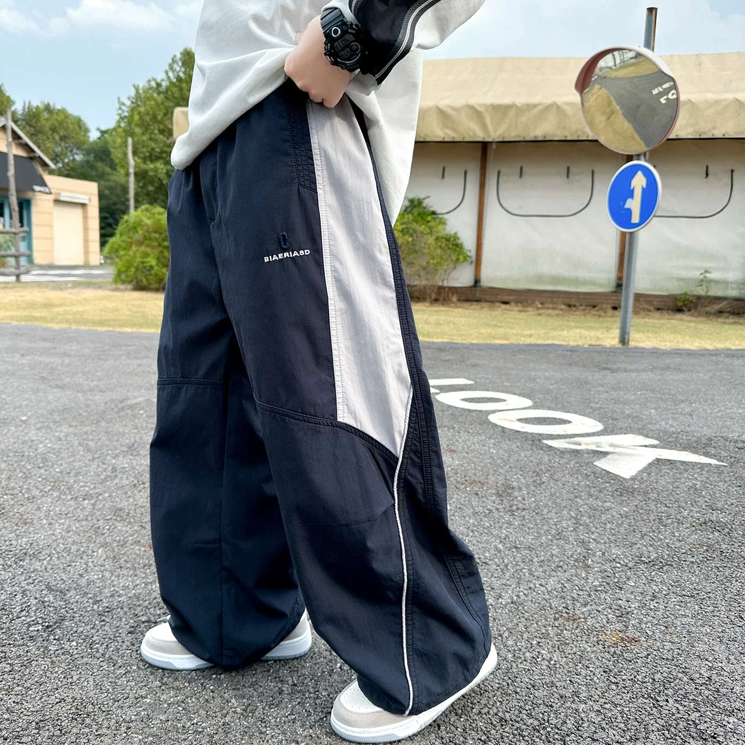 男童秋装裤子2025新款儿童春秋款直筒休闲裤KZ263245