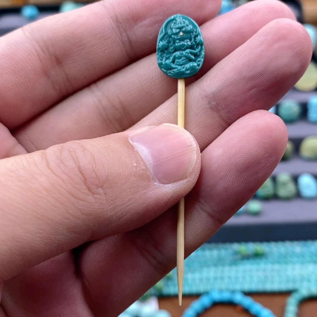 绿松石珠宝奇石未镶嵌