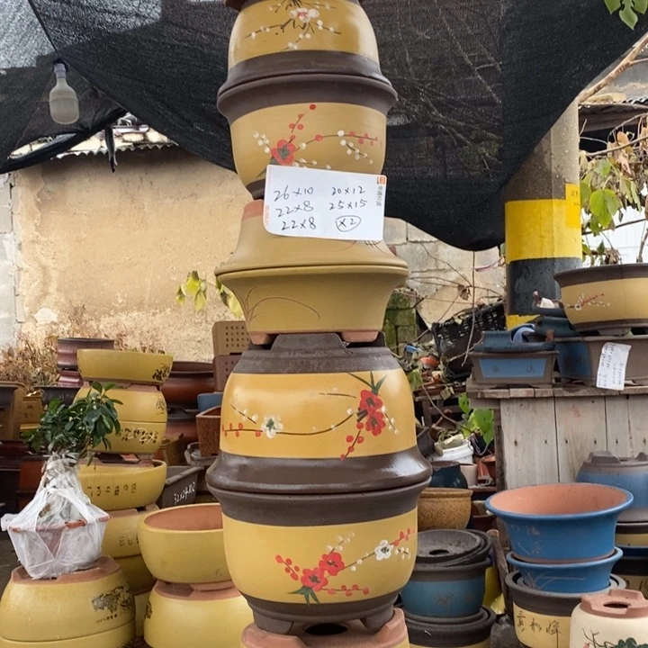 紫砂花盆紫砂特价包邮