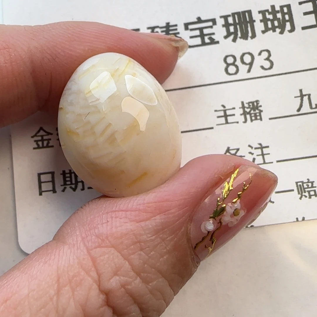 硅化珊瑚（珊瑚玉）未镶嵌颈饰