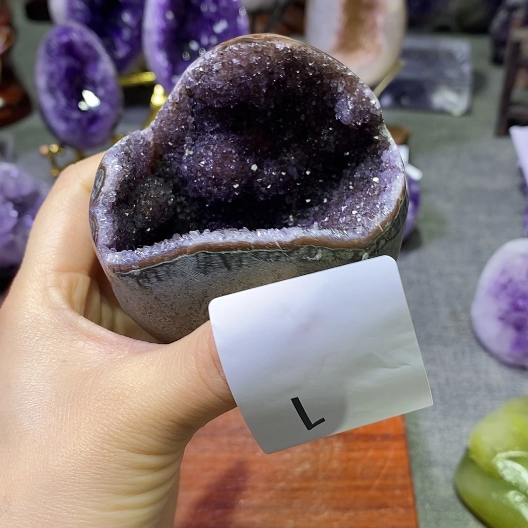 紫晶珠宝半成品未镶嵌