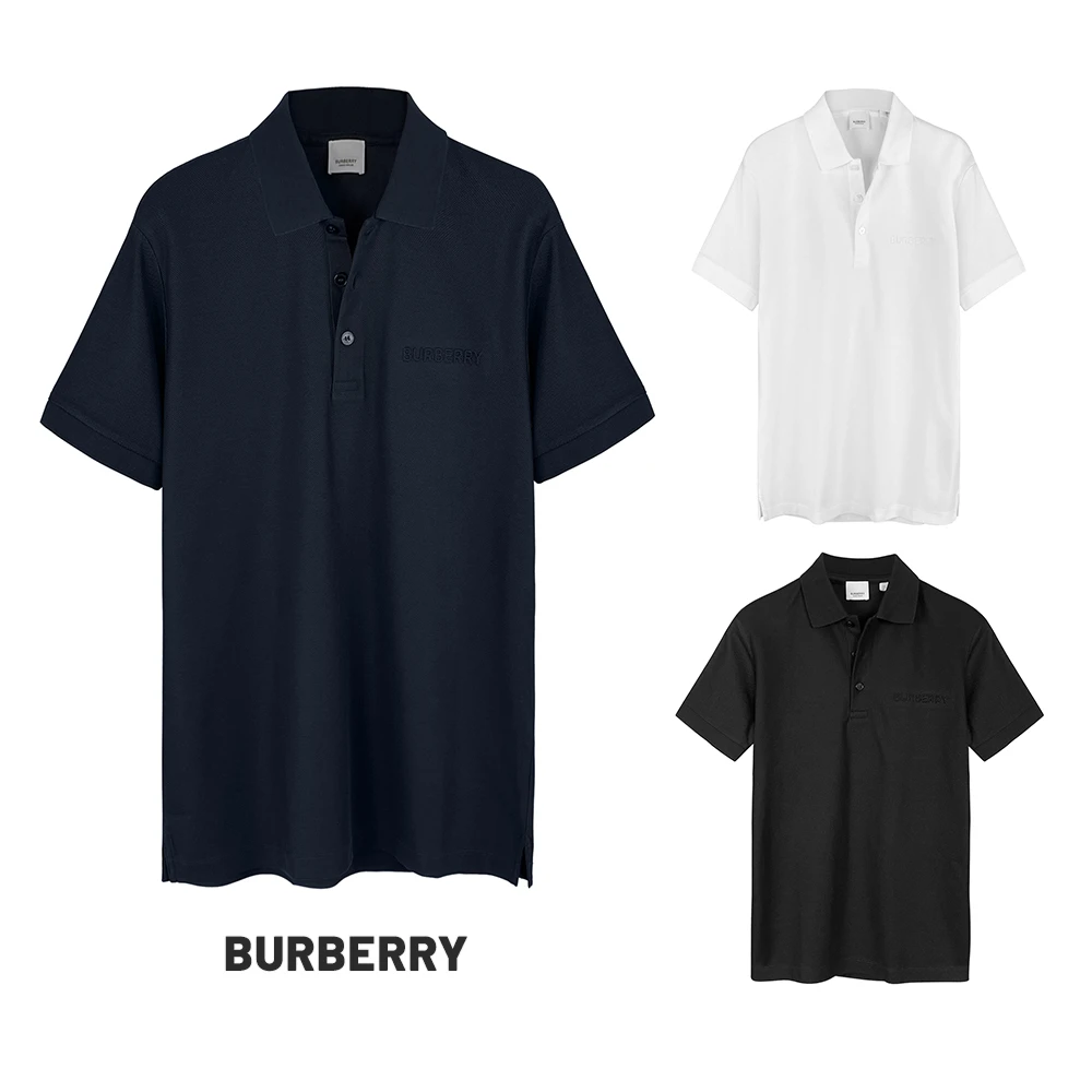 BURBERRY Logo字母刺绣短袖Polo衫 8084365/BCJ