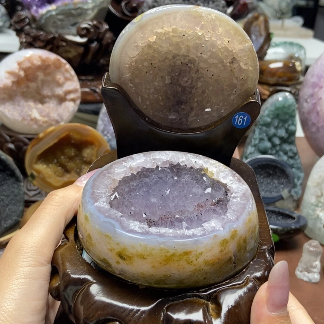 紫晶摆件未镶嵌水晶