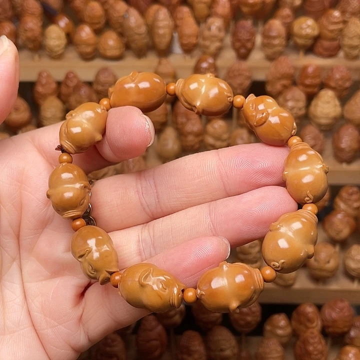 橄榄核手串/手链特价猪猪不退不换