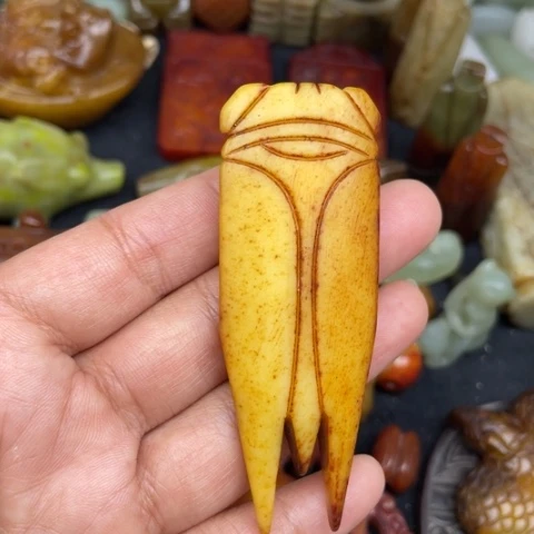 和田玉未镶嵌颈饰40