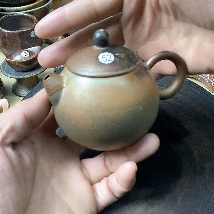 杯乐**乐手工粗陶、柴烧茶器