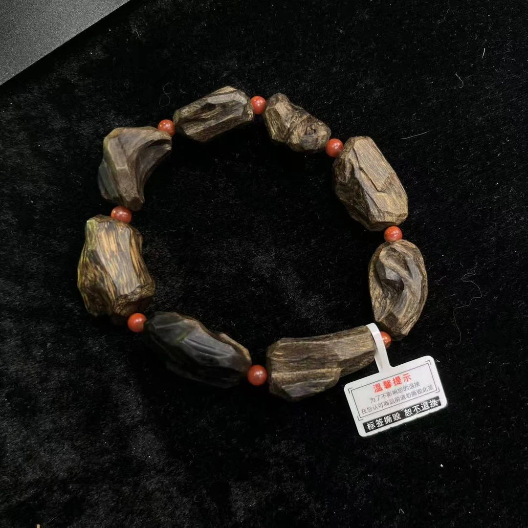 B6665 金三角软油沉水太湖石手串/ 27.6g