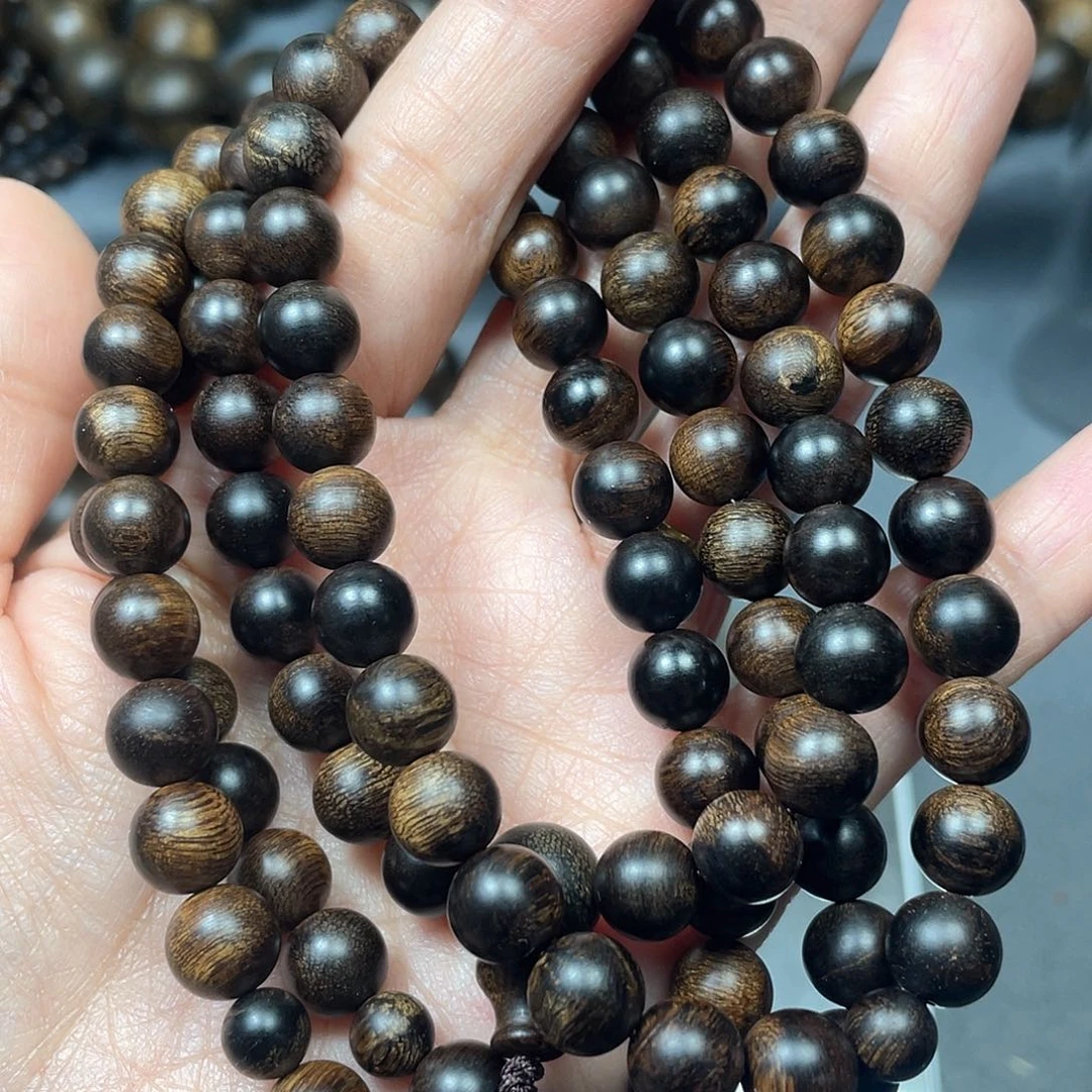 沉香手串@****…白棋瘤疤0.8