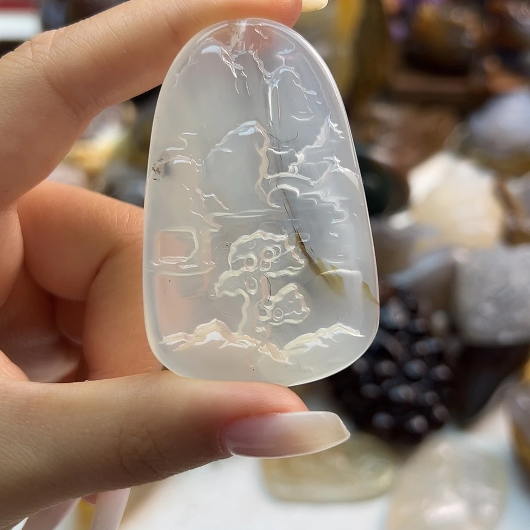 玛瑙/玉髓未镶嵌颈饰