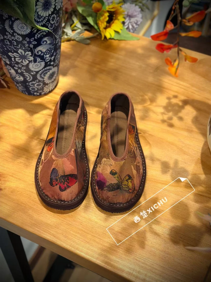 2025夏上新香云系列【夏梦】国风提花肌理新中式布鞋