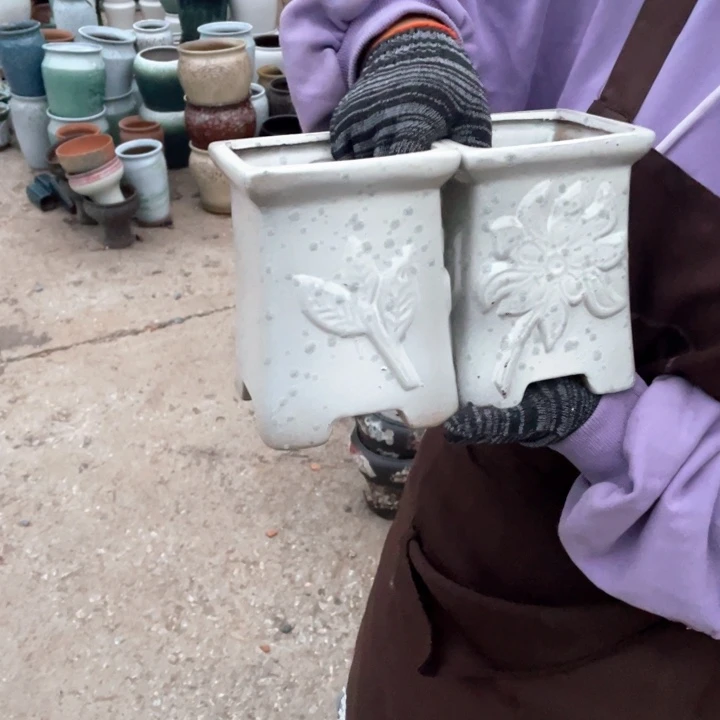 紫砂花盆口11高16正品正品