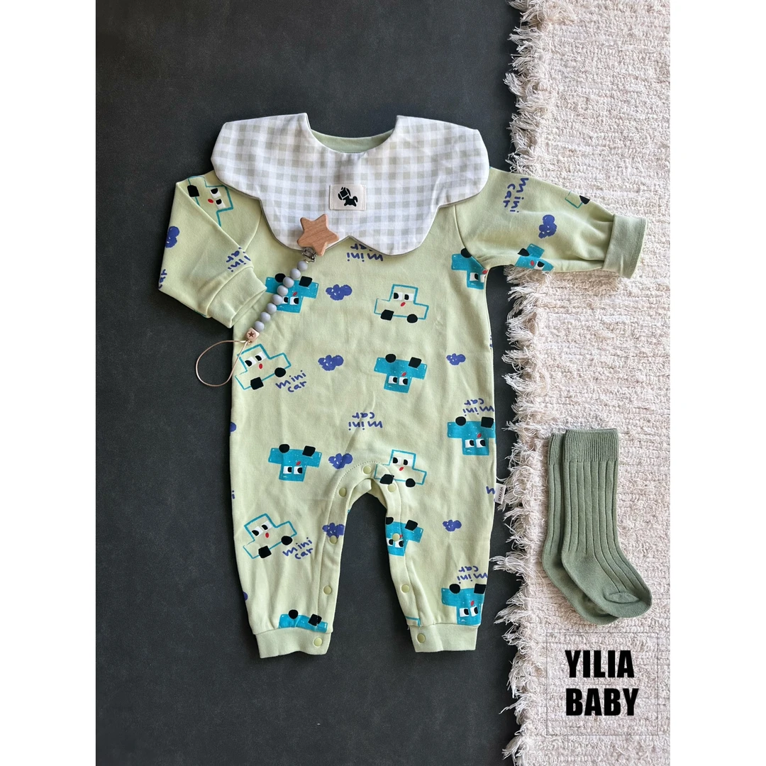 YiliaBaby*春秋玩味感小月龄纯棉趣味穿搭长袖连体衣｜玩具总动员