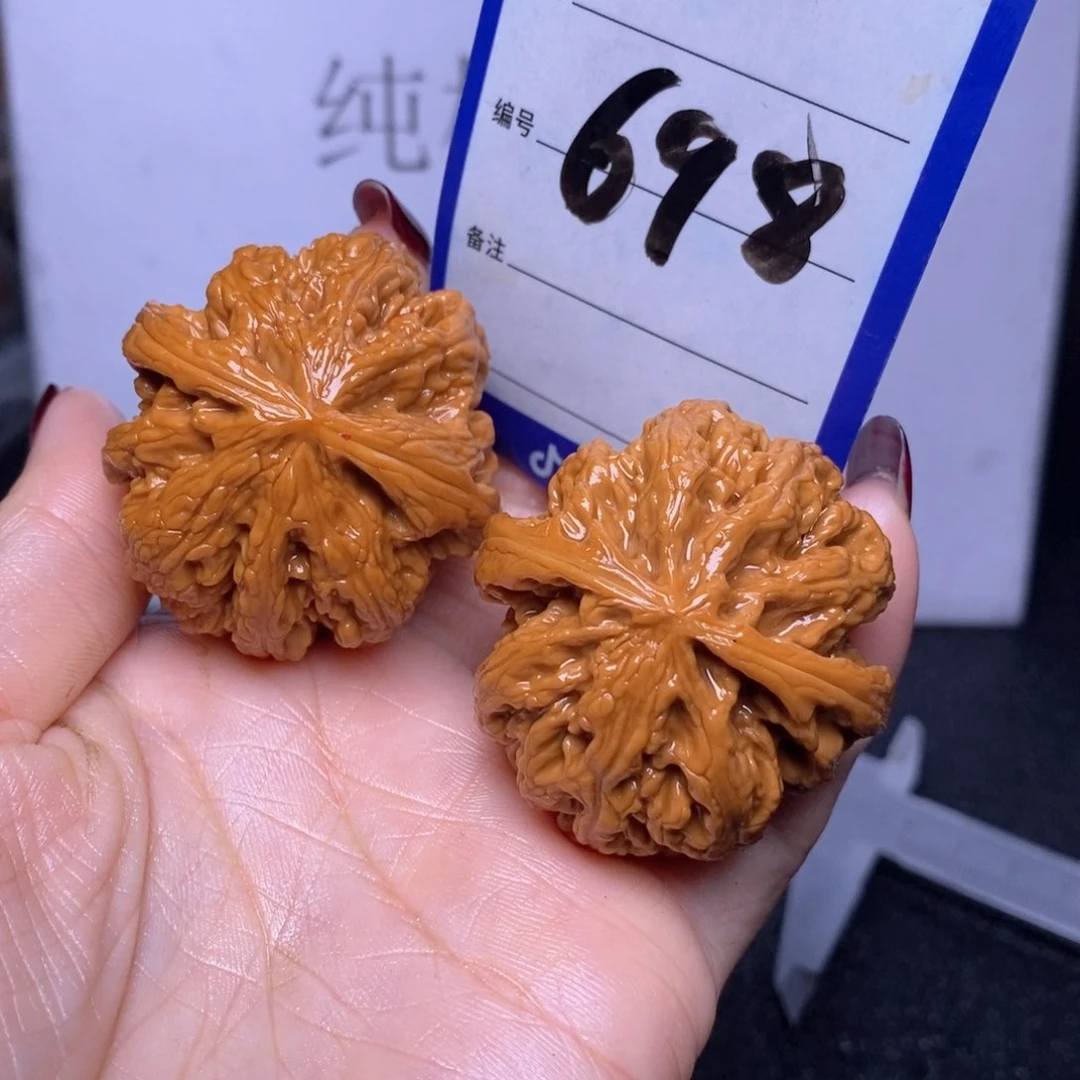 文玩核桃把件698/41.5粗筋