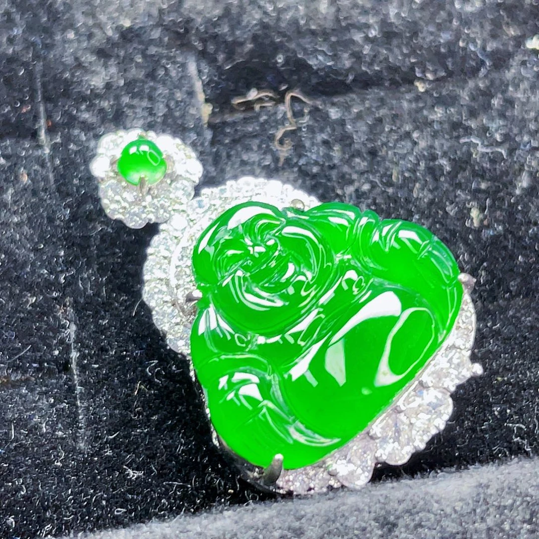 翡翠未镶嵌颈饰630