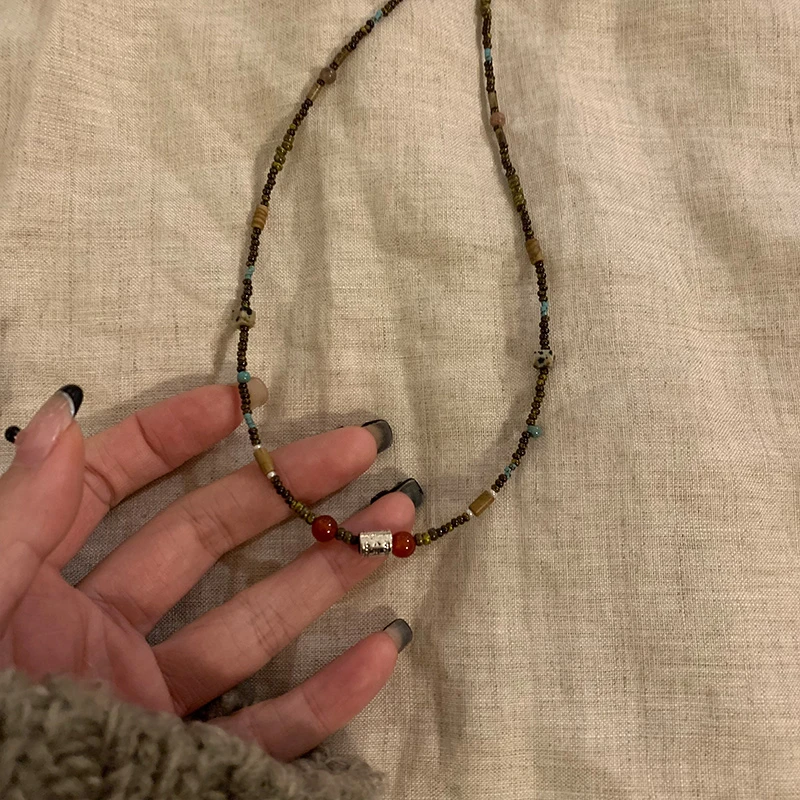 合金项链 复古气质设计感时尚个性温柔项链百搭锁骨链9260-15