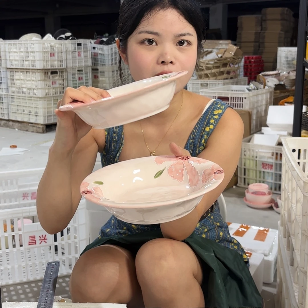 瓷微瑕陶瓷餐具釉下彩