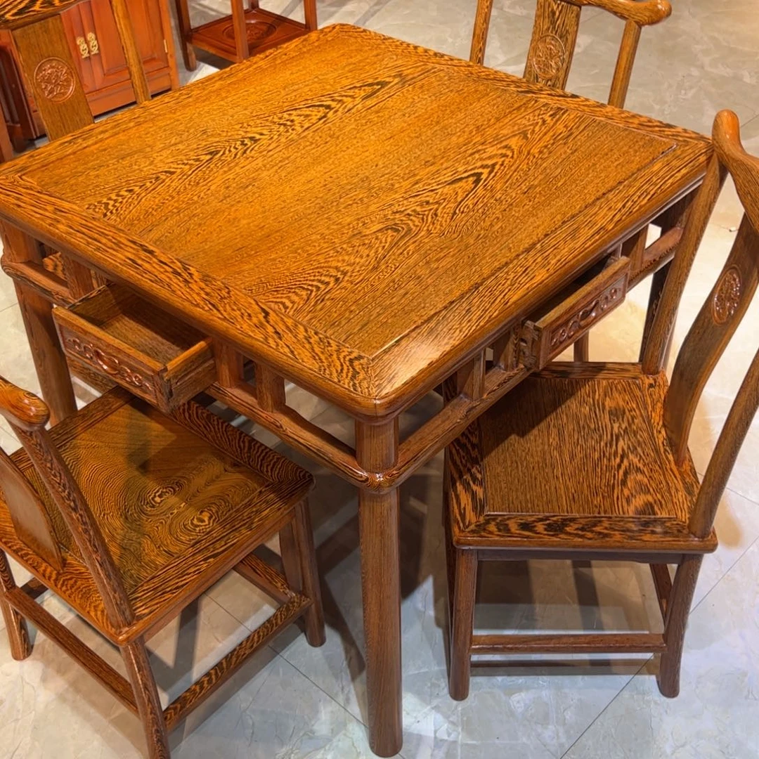 浪***子成套家具鸡翅木类78 78 68五件套