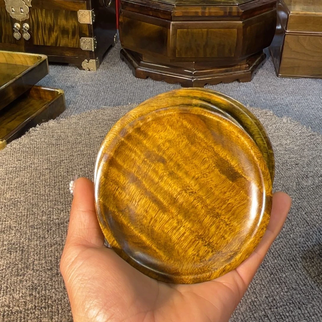 乌木类成套家具茶杯垫