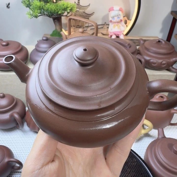原矿紫泥240c圆壶