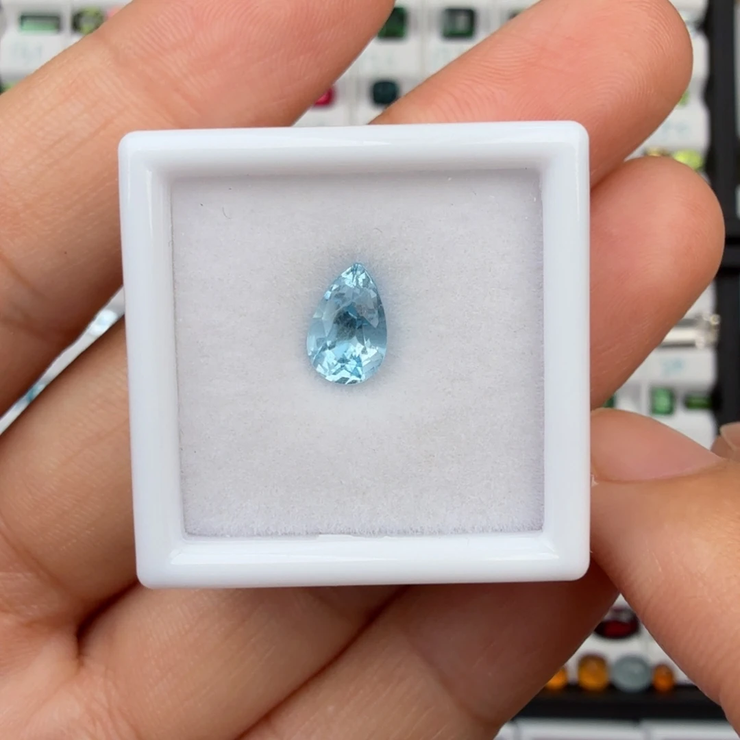 海蓝宝石裸石天然0.92克拉