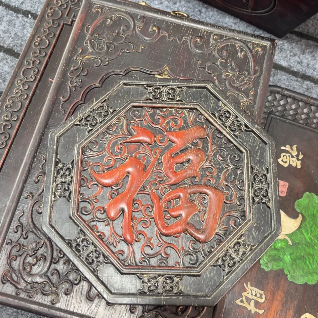 木非洲紫檀木雕牌匾挂匾